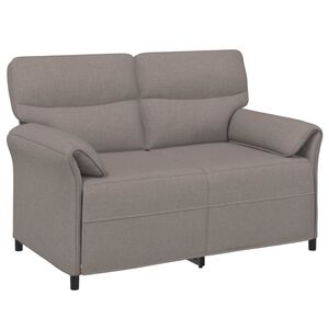 vidaXL Sofa pro dvě osoby Taupe 138 x 83 x 95 cm