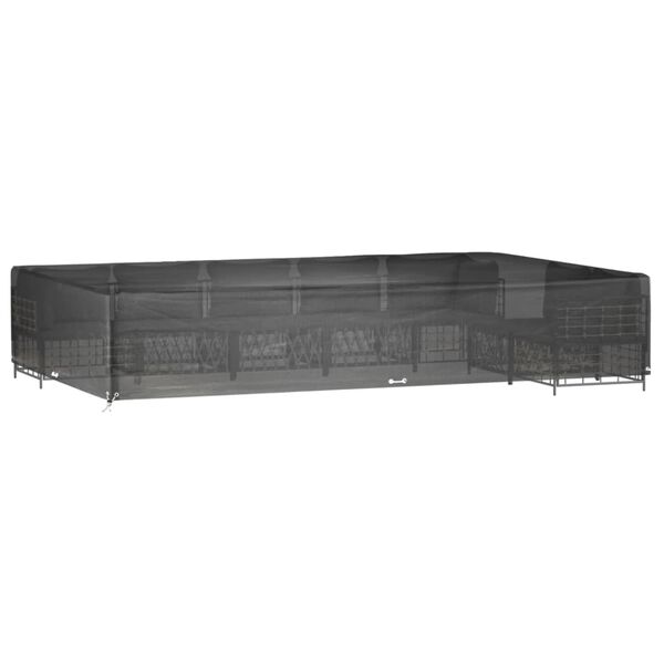 vidaXL Plachta na zahradní nábytek 16 oček 325x205x60 cm obdélníková