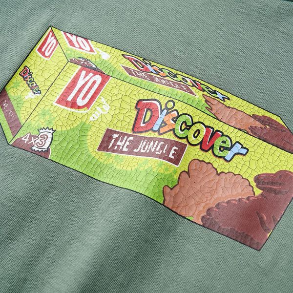 Dětsk&eacute; tričko s kr&aacute;tk&yacute;m ruk&aacute;vem khaki 140