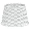 vidaXL St&iacute;nidlo lampy b&iacute;l&eacute; &Oslash; 40 x 26 cm proutěn&eacute;