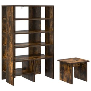 vidaXL Skř&iacute;ň na obuv 2 ks 62 x 35 x 100 cm Kompozitn&iacute; dřevo