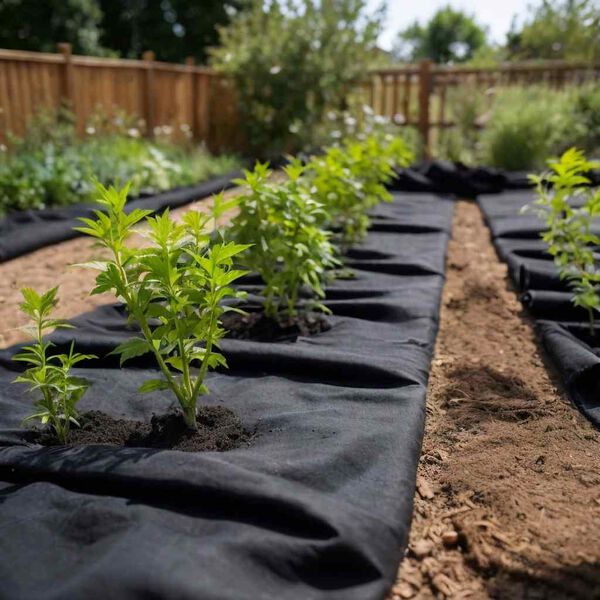 vidaXL Geotextilní membrána černá 1 x 50 m polyesterové vlákno