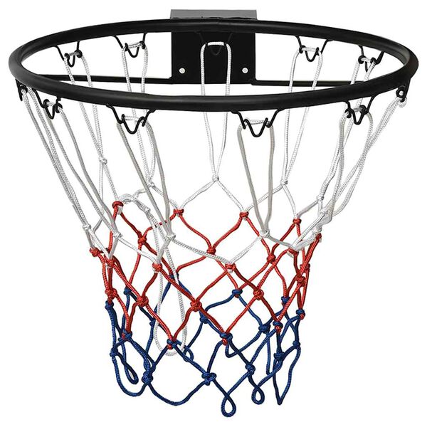 vidaXL Basketbalová obroučka černá 45 cm ocel