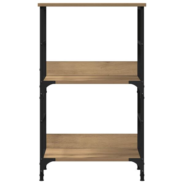 vidaXL Knihovna dub artisan 50 x 33 x 82 cm kompozitní dřevo