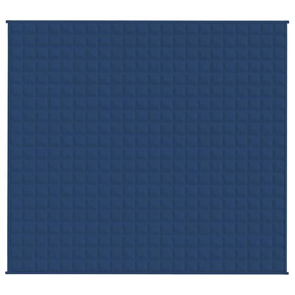 vidaXL Z&aacute;těžov&aacute; deka modr&aacute; 200 x 225 cm 13 kg textil