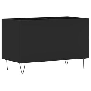 vidaXL Skř&iacute;ňka na LP desky čern&aacute; 74,5 x 38 x 48 cm kompozitn&iacute; dřevo