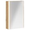 vidaXL Koupelnov&aacute; zrcadlov&aacute; skř&iacute;ň Uměleck&yacute; dub 33 x 11,5 x 50 cm