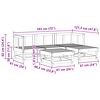 vidaXL Zahradn&iacute; lounge set 5 pcs Voskově Hněd&aacute; Masivn&iacute; borovice