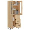 vidaXL Skř&iacute;ň highboard dub sonoma 69,5 x 34 x 180 cm kompozitn&iacute; dřevo