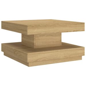 vidaXL Konferenčn&iacute; stolek světle hněd&yacute; 60 x 60 x 35 cm MDF