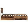 vidaXL R&aacute;m postele s čelo Star&eacute; dřevo 90 x 200 cm kompozitn&iacute; dřevo