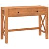vidaXL Psac&iacute; stůl se 2 z&aacute;suvkami 100 x 40 x 75 cm teakov&eacute; dřevo