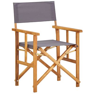 vidaXL Režisérské židle 2 ks masivní akáciové dřevo