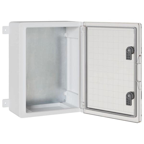 vidaXL Ovl&aacute;dac&iacute; skř&iacute;ň &Scaron;ed&aacute; 30 x 19,5 x 40 cm ABS plast