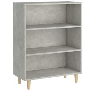 vidaXL Př&iacute;born&iacute;k betonově &scaron;ed&yacute; 69,5 x 32,5 x 90 cm kompozitn&iacute; dřevo
