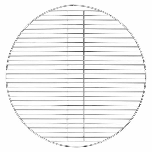 vidaXL Grilovac&iacute; ro&scaron;t Stř&iacute;brn&aacute; 57 x 57 cm Nerezov&aacute; ocel
