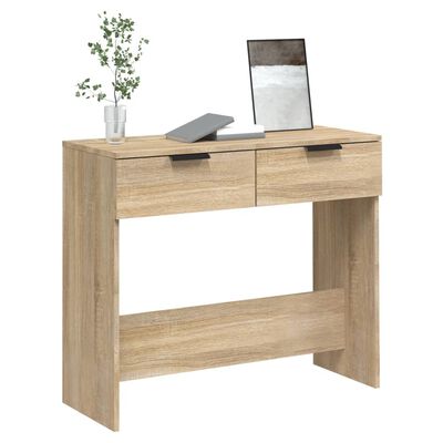 vidaXL Konzolový stolek dub sonoma 90 x 36 x 75 cm kompozitní dřevo