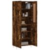 vidaXL Skř&iacute;ň highboard kouřov&yacute; dub 69,5 x 34 x 180 cm kompozitn&iacute; dřevo