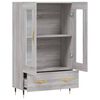vidaXL Skř&iacute;ň highboard &scaron;ed&aacute; sonoma 69,5 x 31 x 115 cm kompozitn&iacute; dřevo