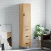 vidaXL Skř&iacute;ň highboard dub sonoma 34,5 x 34 x 180 cm kompozitn&iacute; dřevo