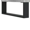 vidaXL Skř&iacute;ň highboard betonově &scaron;ed&aacute; 69,5x34x180 cm kompozitn&iacute; dřevo