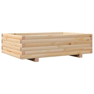 vidaXL Zahradn&iacute; truhl&iacute;k 90 x 60 x 26,5 cm masivn&iacute; borovice