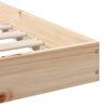 vidaXL R&aacute;m postele Hněd&aacute; 80 x 220 cm Masivn&iacute; borov&eacute; dřevo