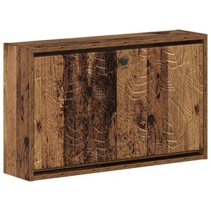 vidaXL N&aacute;stěnn&aacute; skř&iacute;ň na boty DELFT 71 x 17 x 43 cm Kompozitn&iacute; dřevo