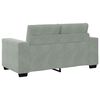 vidaXL Loveseat Sofa světle &scaron;ed&aacute; 160x77x82 cm samet