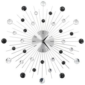 vidaXL N&aacute;stěnn&eacute; hodiny se strojkem Quartz 50 cm modern&iacute; design