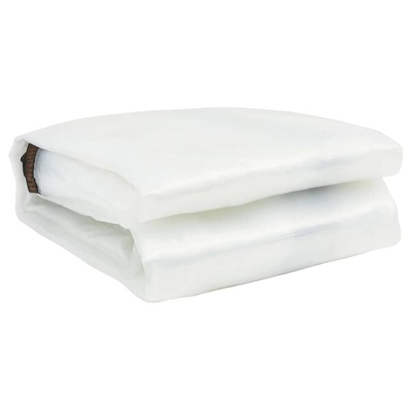 vidaXL Čirá plachta s oky 1x12 m polyethylen