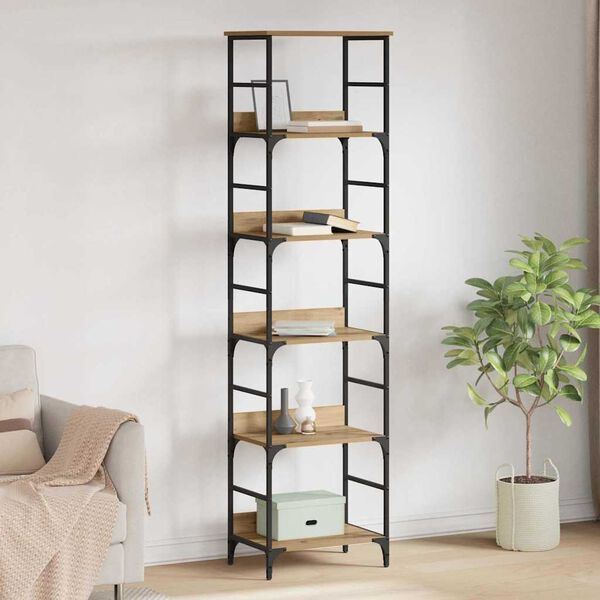 vidaXL Knihovna Artisanov&yacute; dub 50 x 33 x 188,5 cm kompozitn&iacute; dřevo