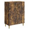 vidaXL Serv&iacute;rovac&iacute; skř&iacute;ň Kouřov&yacute; dub 66 x 34,5 x 90 cm