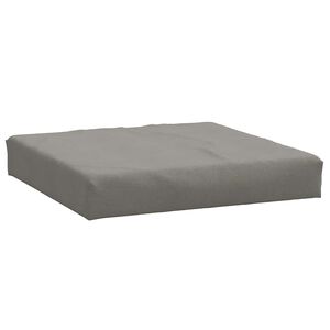 vidaXL Podu&scaron;ka na palety tmavě &scaron;ed&aacute; melanž 60x60x9,5 cm textil