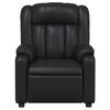 vidaXL Polohovac&iacute; křeslo čern&eacute; uměl&aacute; kůže