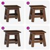 vidaXL Stolička Př&iacute;rodn&iacute; 26 x 26 x 26 cm Mahagonov&eacute; dřevo