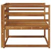 vidaXL Venkovn&iacute; středn&iacute; pohovka Masivn&iacute; ak&aacute;tov&eacute; dřevo Př&iacute;rodn&iacute;