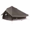 vidaXL Tipi stan 20m&iacute;stn&yacute; Hnědo&scaron;ed&yacute; Polyester a ocel