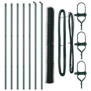 vidaXL Plotov&yacute; sloupek. Zelen&aacute;