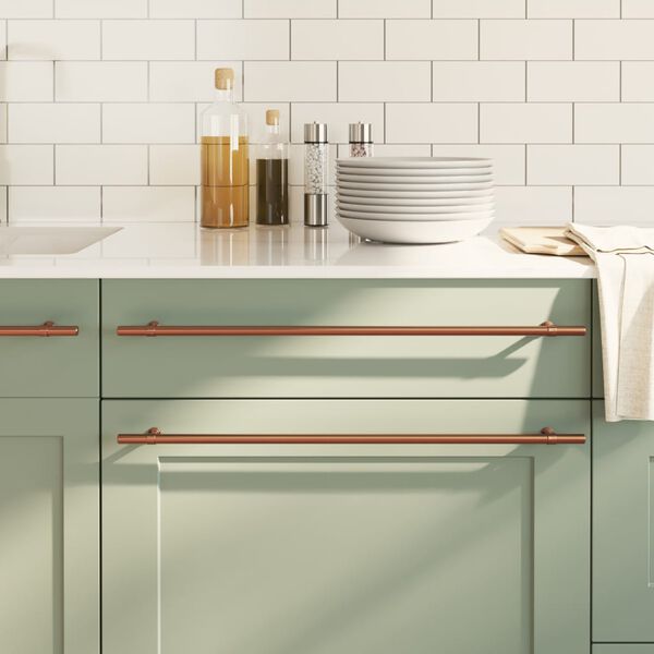 vidaXL N&aacute;bytkov&eacute; &uacute;chytky 10 ks bronzov&eacute; 480 mm nerezov&aacute; ocel