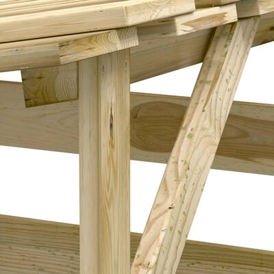 vidaXL Pergola se střechou 100 x 90 x 200 cm impregnované borové dřevo