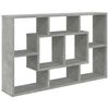 vidaXL N&aacute;stěnn&aacute; police betonově &scaron;ed&aacute; 85x16x52,5 cm kompozitn&iacute; dřevo