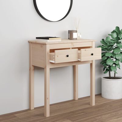 vidaXL Konzolový stolek 70 x 35 x 75 cm masivní borové dřevo