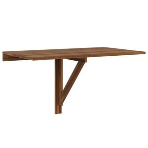 vidaXL N&aacute;stěnn&yacute; skl&aacute;pěc&iacute; stůl hněd&yacute; dub 100x60x56 cm kompozitn&iacute; dřevo