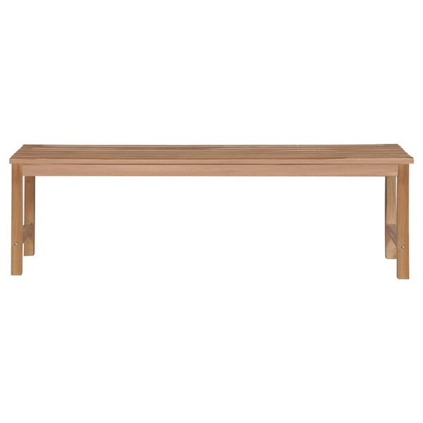 vidaXL Zahradn&iacute; lavice s b&eacute;žovou podu&scaron;kou 150 cm masivn&iacute; teak