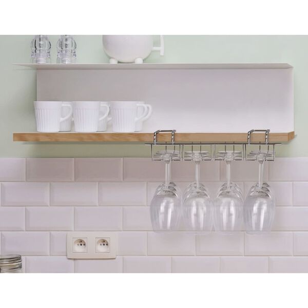 Excellent Houseware Drž&aacute;k sklenic na v&iacute;no pro 12 sklenic kov