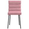 vidaXL J&iacute;deln&iacute; židle 4 ks růžov&eacute; samet