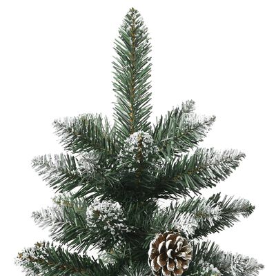 vidaXL Umělý vánoční stromek se stojanem zelený 240 cm PVC