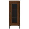 vidaXL Skř&iacute;ň highboard hněd&yacute; dub 34,5 x 34 x 180 cm kompozitn&iacute; dřevo