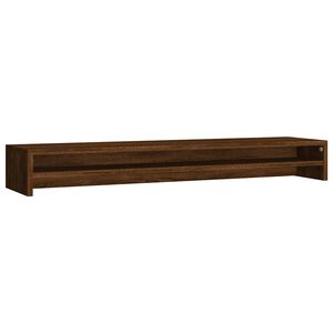 vidaXL Stojan na monitor hněd&yacute; dub 100 x 24 x 13 cm kompozitn&iacute; dřevo